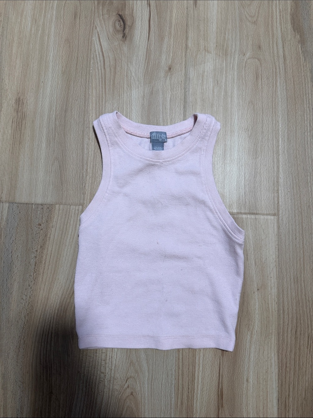 Tilly’s XS Pink Ribbed Tank Top -